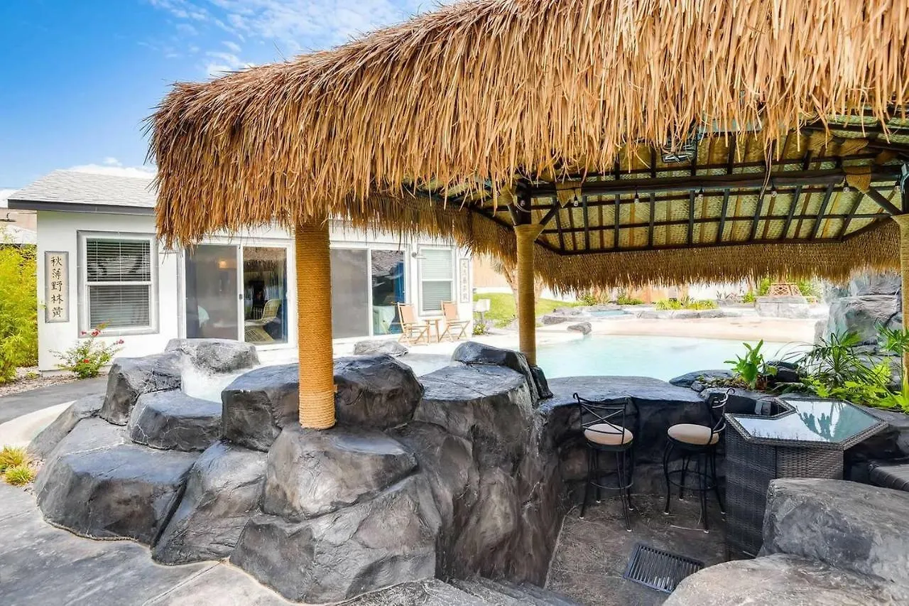 7Bd 5Ba Mansion W/ Lazy River Hot Tub Sleeps 26 Hotel Las Vegas 0*,