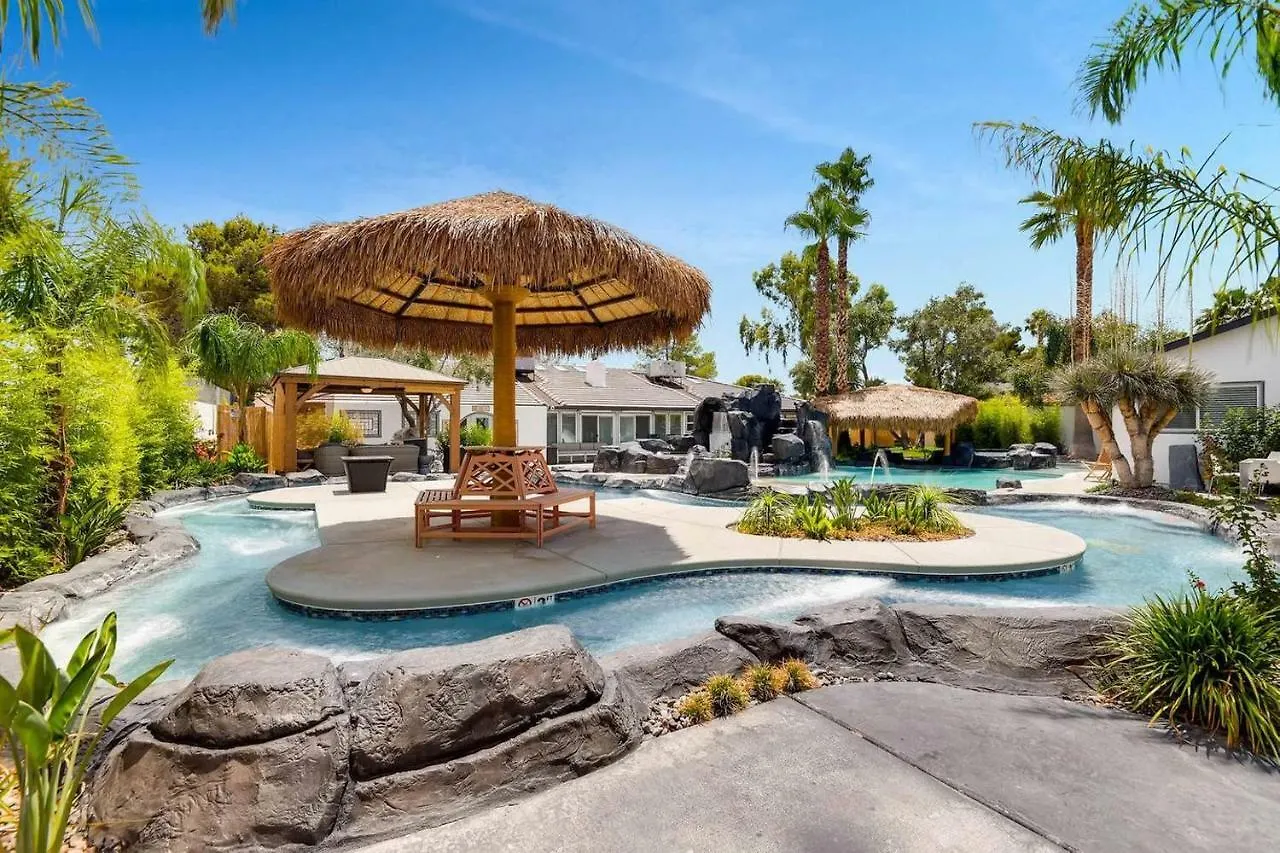 7Bd 5Ba Mansion W/ Lazy River Hot Tub Sleeps 26 Hotel Las Vegas 0*,  Estados Unidos